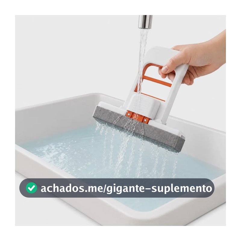 Rodinho De Pia Mini Mop Magico Limpa E Seca Retrátil Kit 1 Unidade