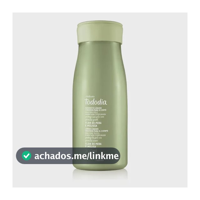 Sabonete Líquido Cremoso Natura Tododia Flor De Pera E Melissa 300ml