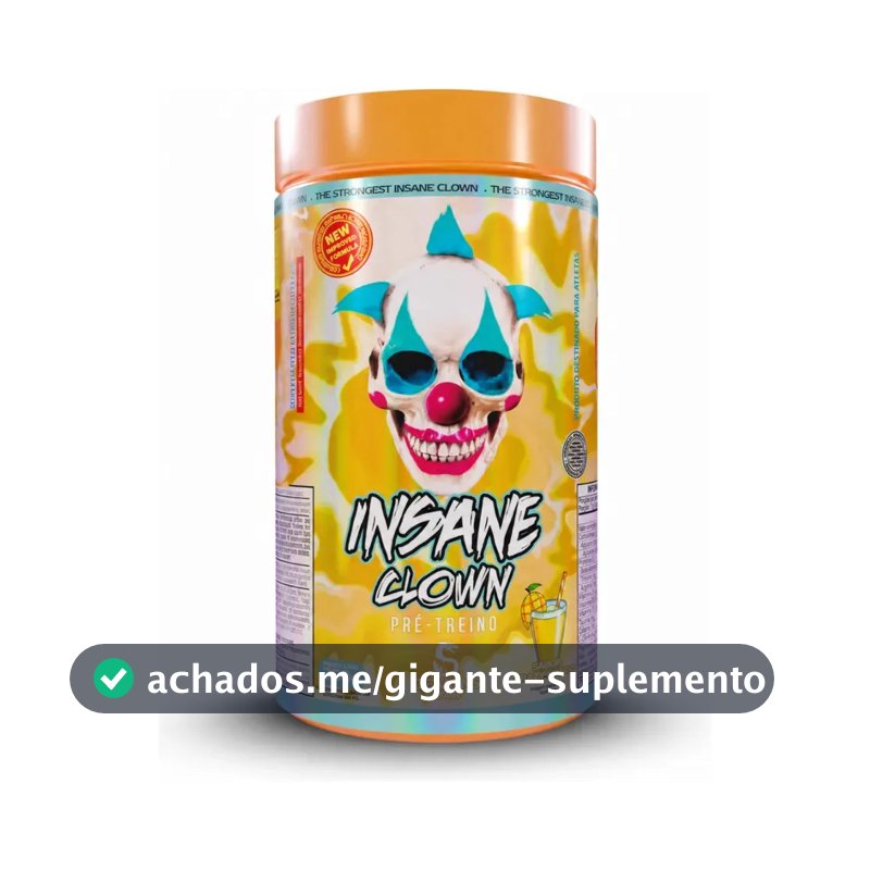 Pré-treino Insane Clown Demons Lab 350g Crazy Manga Crazy Mango