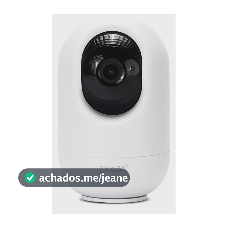 Câmera Dome Nuvem 3mp Wi-fi Branca Visão Noturna Alexa Cor Branco EKAZA