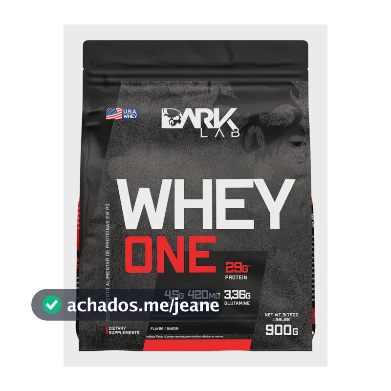 Whey One Protein Proteína Sachê Refil 900g - Dark Lab Sabor Chocolate