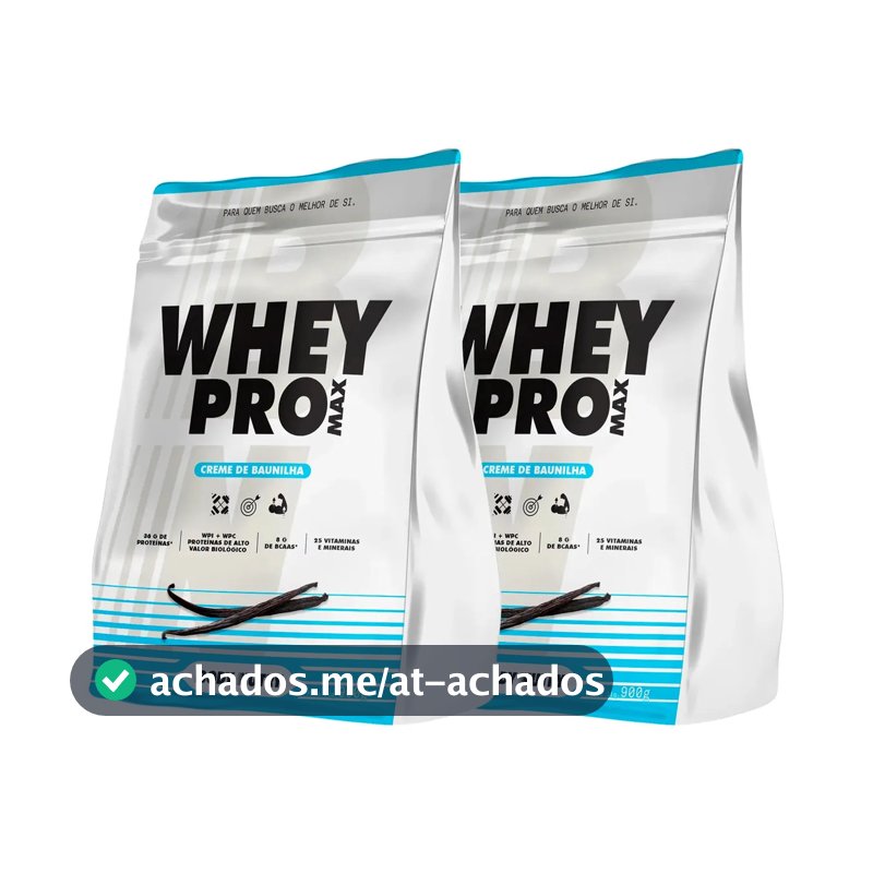 2x Whey Pro Protein Isolado E Concentrado 1,8 Kg Premium Creme De Baunilha