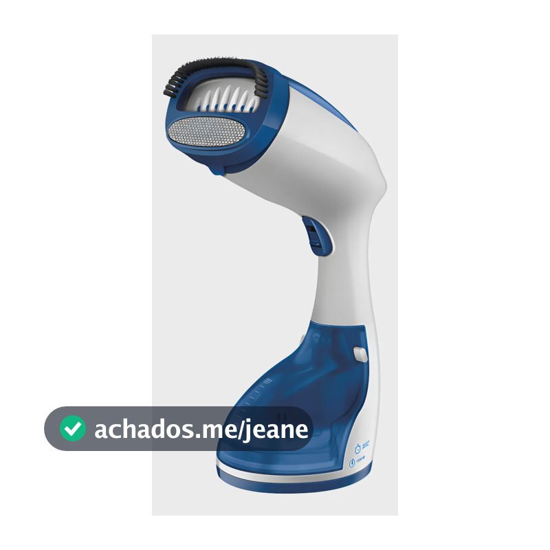 Passadeira Portátil A Vapor Fast Steam Vp-09 Branco/azul 127v