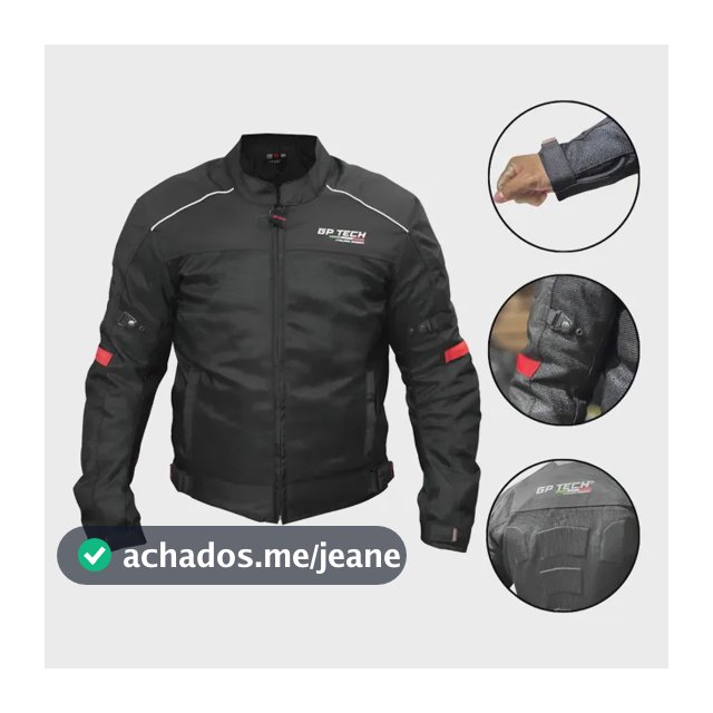 Jaqueta Motoqueiro Motociclista Ventilada Proteção Masc Moto