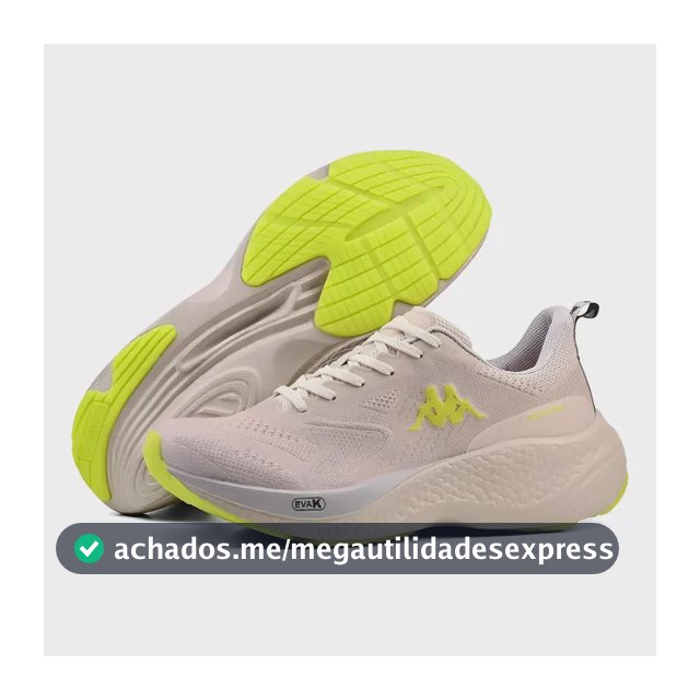 Tênis Kappa Pulse Supra Unissex De Corrida Conforto