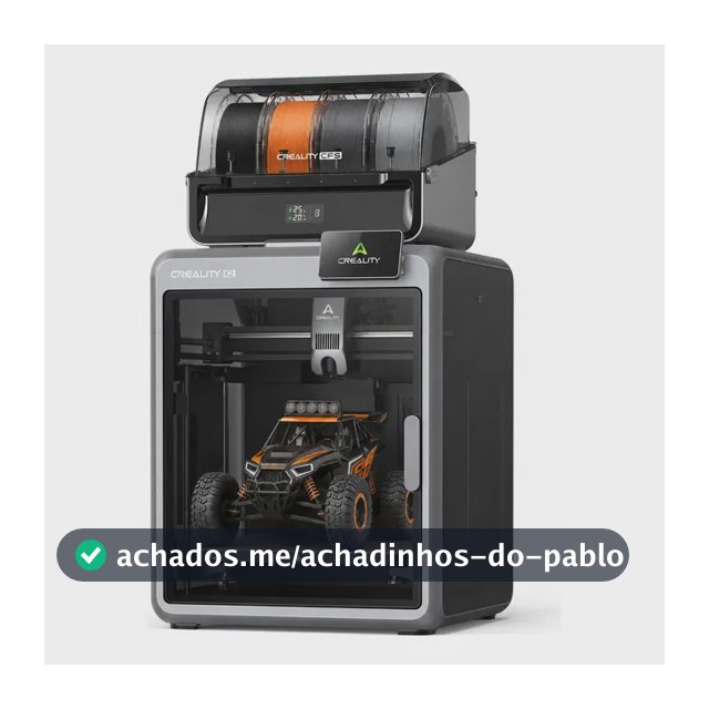 Creality K2 Combo Impressora 3d Cfs Multicolor 260x260x260mm 127/220v Preto