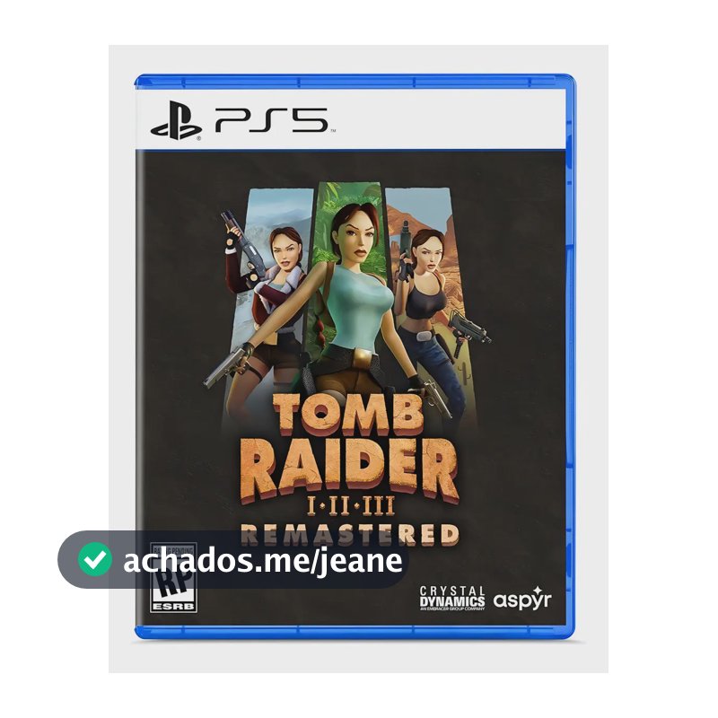 Tomb Raider I-iii Remastered Starring Lara Croft Ps5 Fisico
