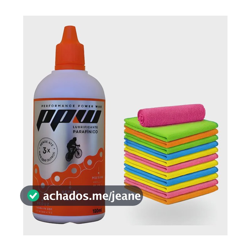Lubrificante Ppw Para Corrente De Bicicleta 120 Ml.