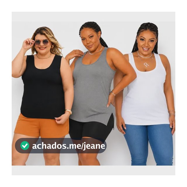 Kit 3 Regatas Plus Size Feminina Básica Alongada Confortável