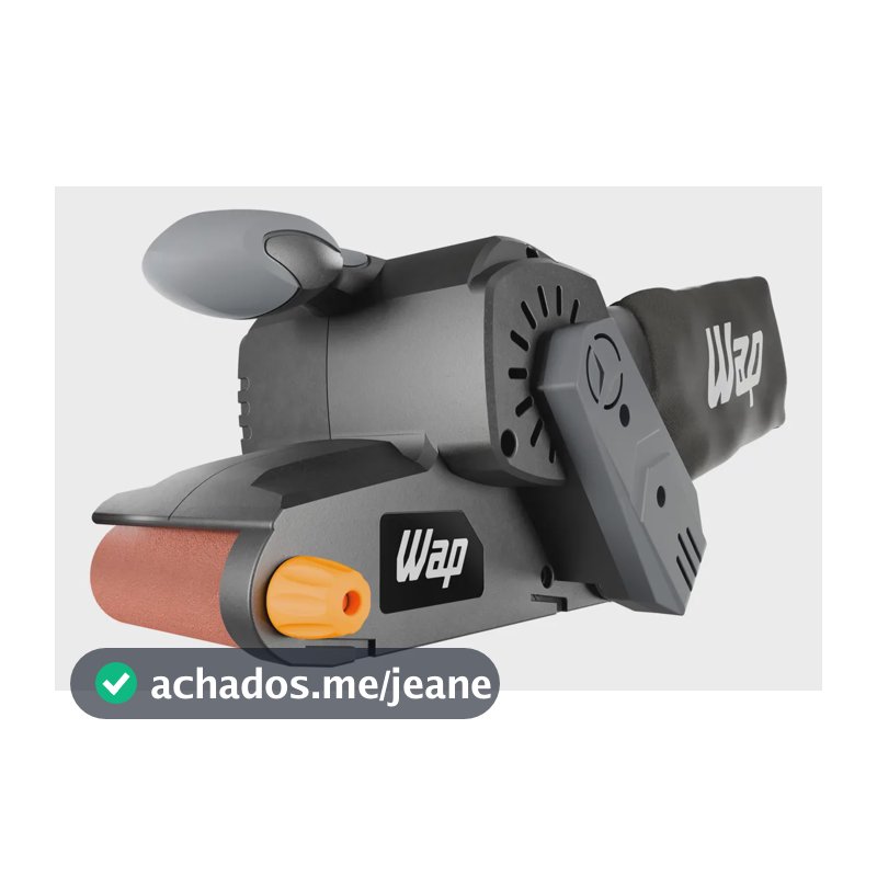 Lixadeira De Cinta Wap Wf Lc01 Com Empunhadura Auxiliar Cor Cinza 220V