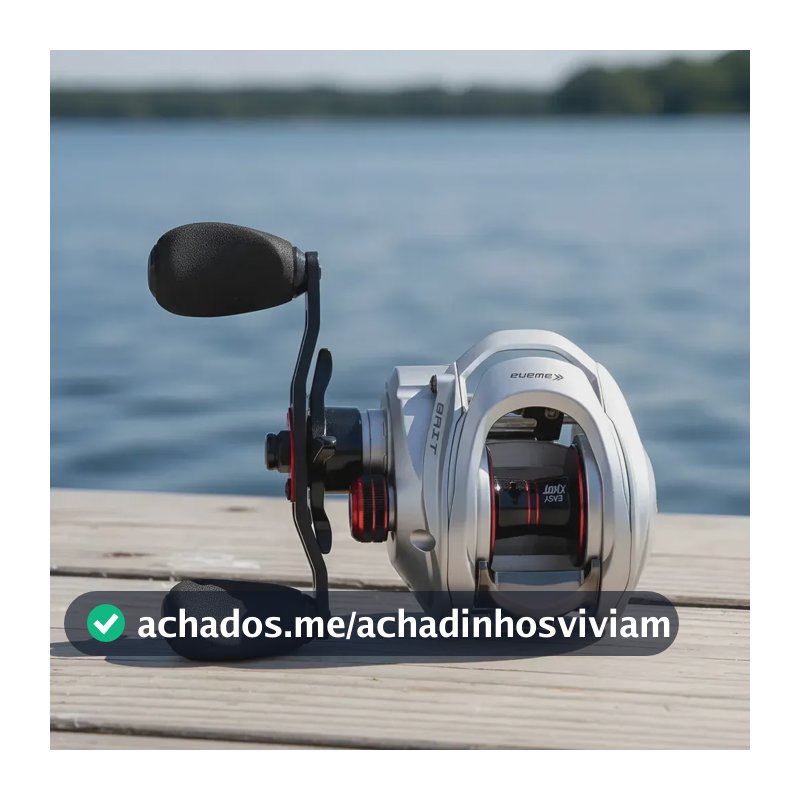 Carretilha Kawana Aventador Bait Perfil Baixo 11 Rolamentos Prateado Esquerdo