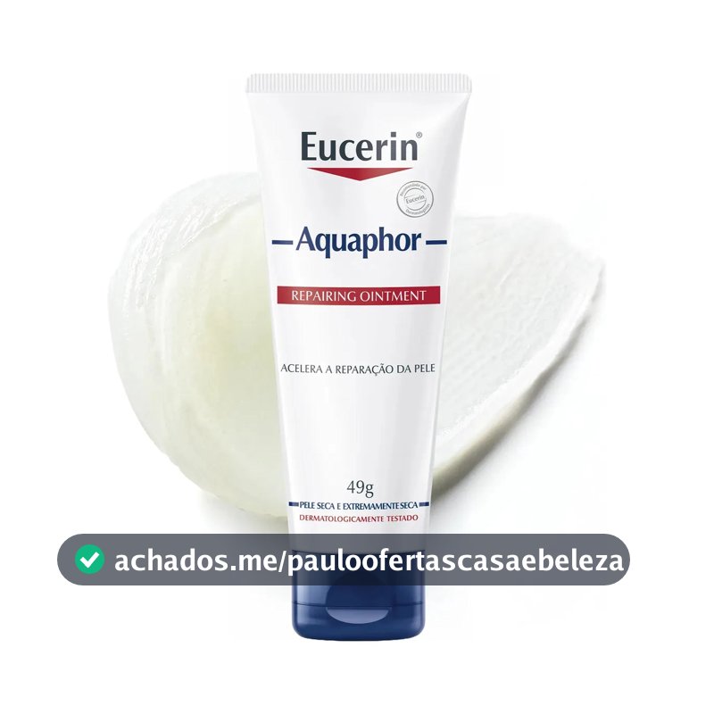 EUCERIN Pomada Reparadora Aquaphor Duopack 2x9g, Hidratação Intensiva, Hidratante Labial