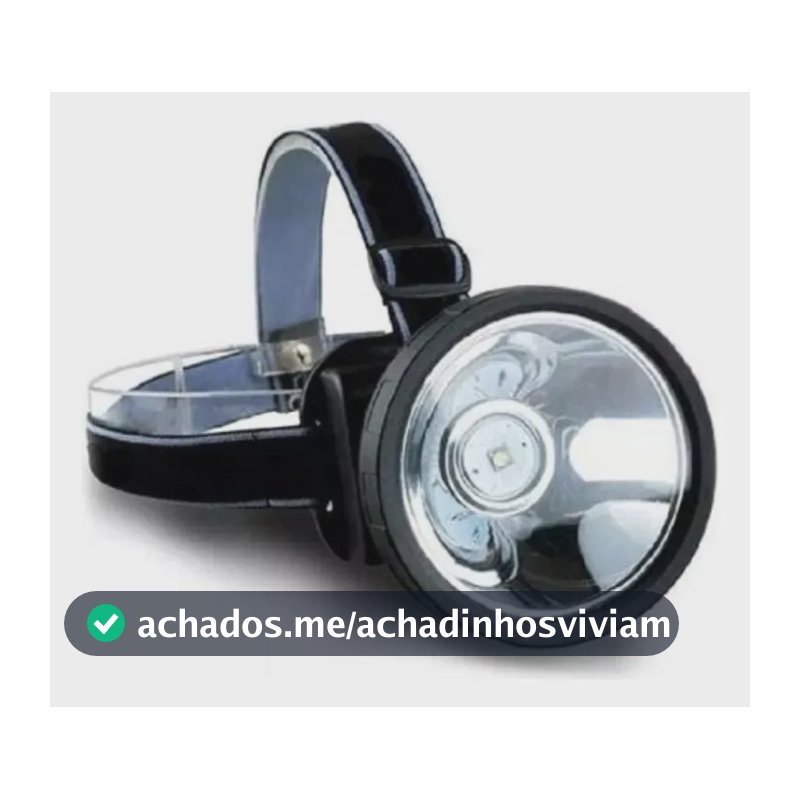 Lanterna Cabeça Led Super Potente Recarregável Sq-3810