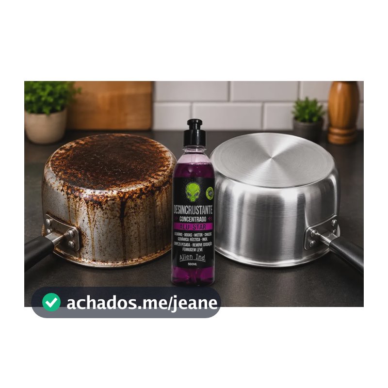 Desincrustante P/ Ferrugem Gordura Alu-star 500ml Alien Ind.