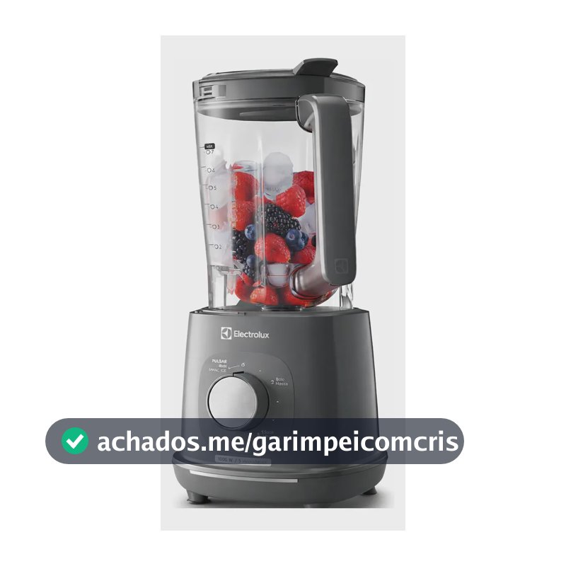 Liquidificador Electrolux Efficient Ebl1000 Triforce 2.7l 5 Velocidades Cinza