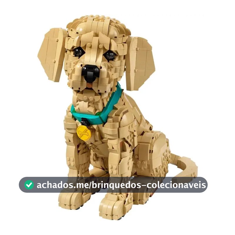 Lego Filhote De Golden Retriever 11384 Icons 18+ anos 2102 Peças