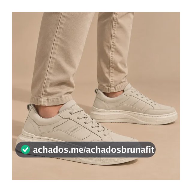 Tenis Democrata Pace Couro Masculino | Calce Fácil Conforto