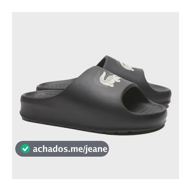 Chinelo Lacoste Slide Original Em Promoção