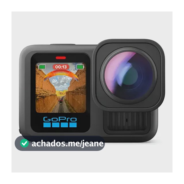 Câmera GoPro HERO 13 5,3K HLG HDR IPX7 Ultra Wide Edition CHDRB-133-RW Preto