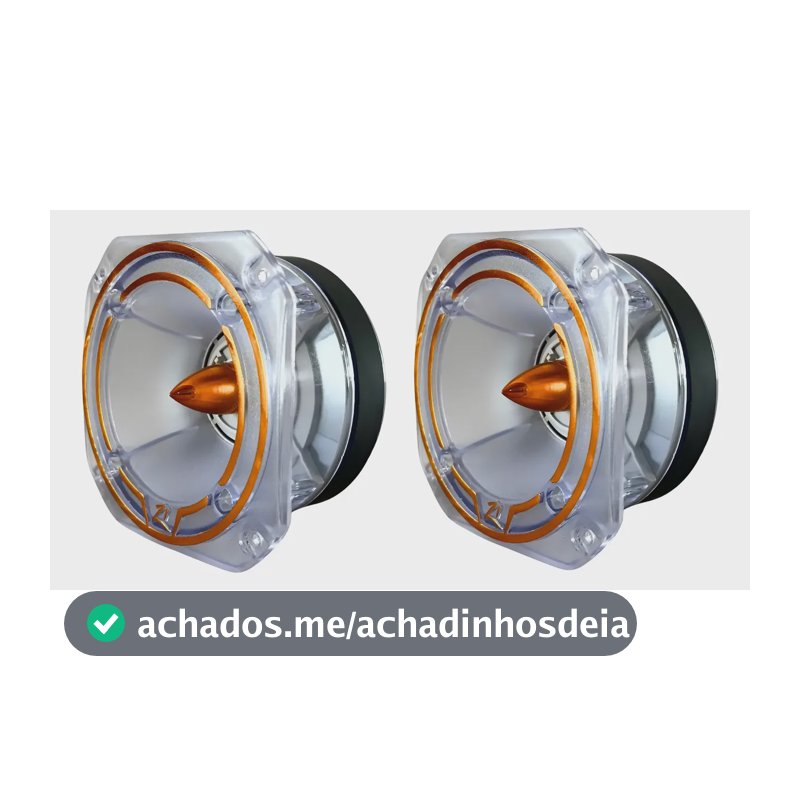 Kit 2 Drive Z1 Zetta Audio Dtz300 Acrílico/dourado 8 Ohms Dourado