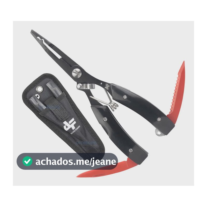 Alicate Albatroz Fishing LYQ-1006 Split Ring Multifunção 16cm Aço inoxidável e Plástico ABS