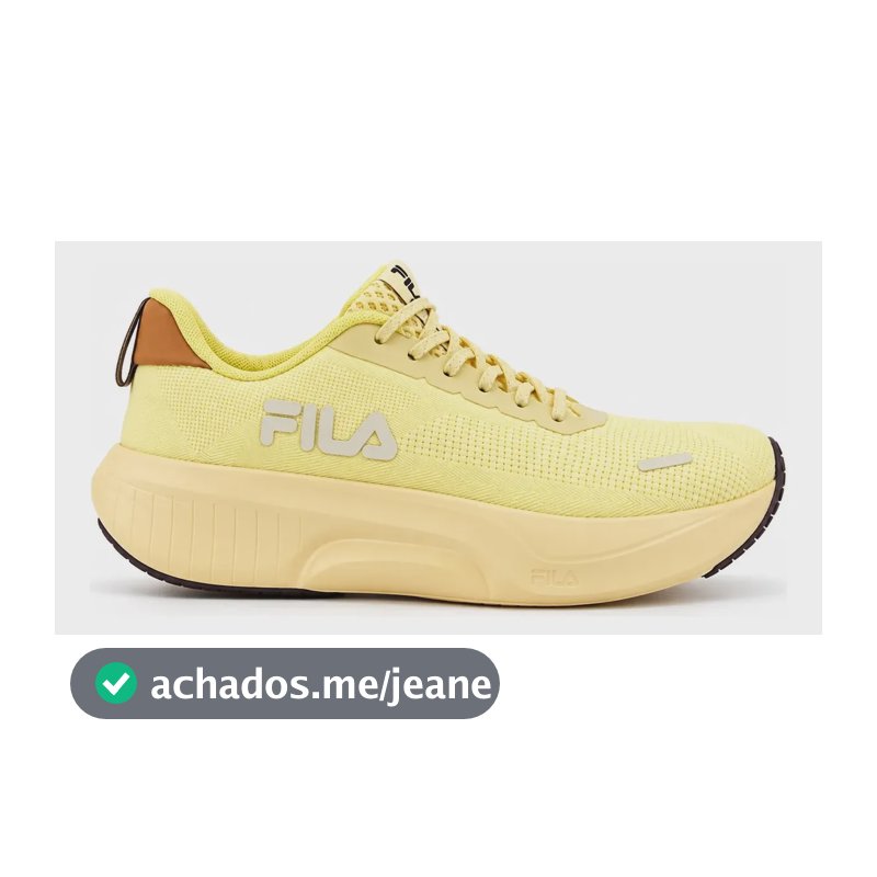 Tênis Fila Breeze Feminino Corrida Caminhada Original Bege/cobre Lisa 38,0 Br
