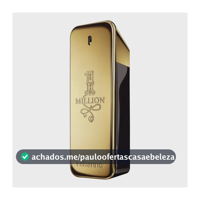 Perfume Rabanne 1 Million Eau de Toilette 200 ml masculino