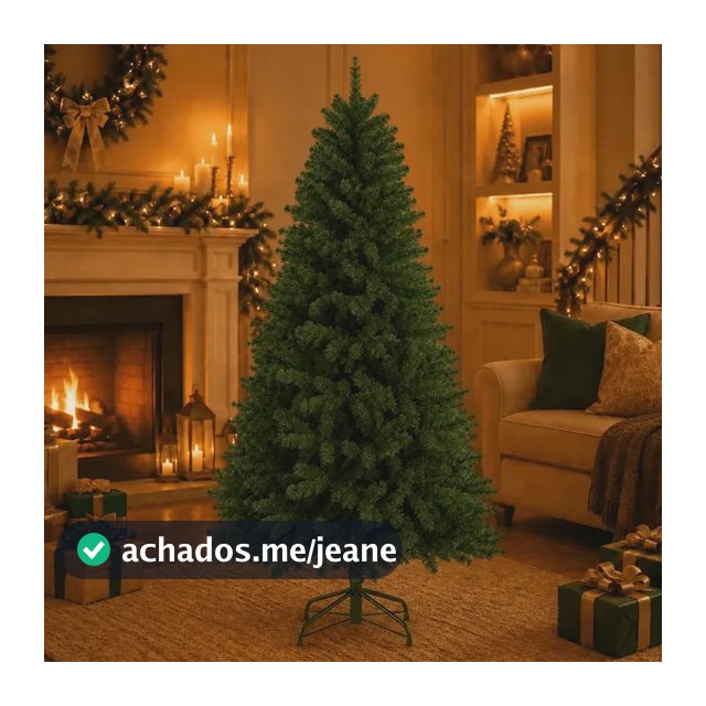 Árvore De Natal Verde Luxo 150 500 Galho - Pé De Ferro DEKASA