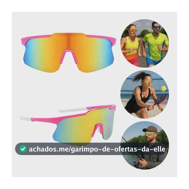 Óculos Esportivo Ciclismo Beachtenis Pesca Corrida Uv400