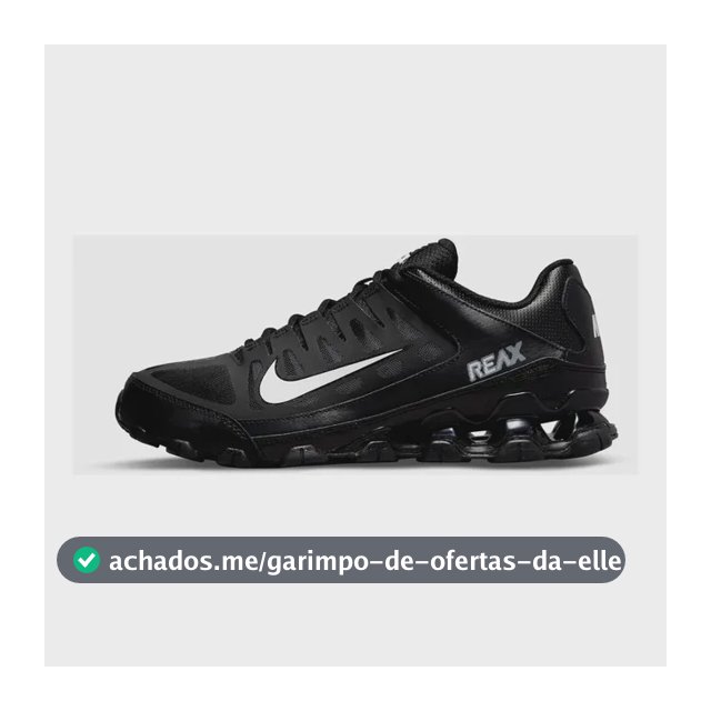 Tênis Nike Reax 8 Tr Masculino Preto/branco 40 Br