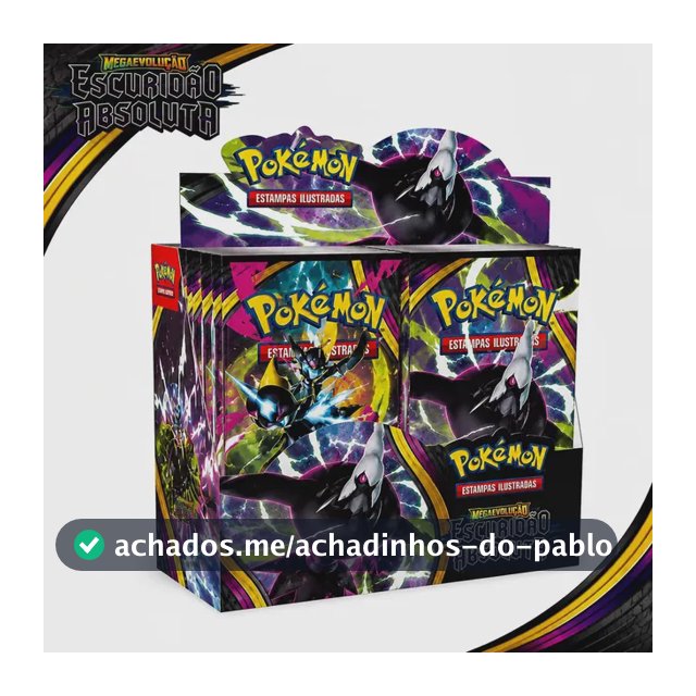 Box Display Pokémon ME05 Escuridão Absoluta