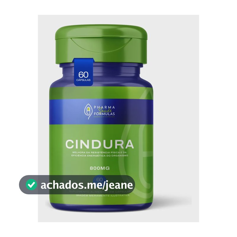 Cindura 800mg - 60 Capsulas Sabor Sem Sabor Sem Sabor