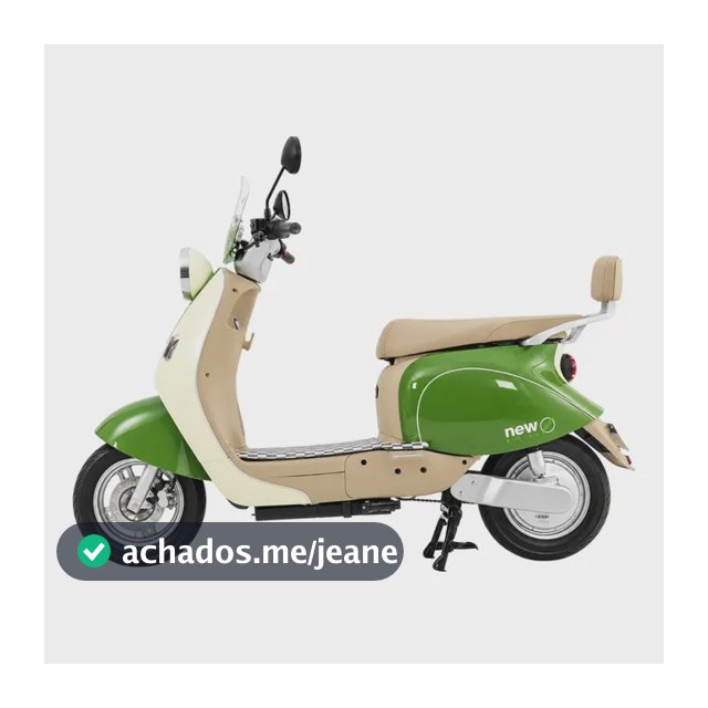 Moto Scooter Elétrica Cappuccino 1000w 60v 20ah Retrô Sem Cnh Autopropelido