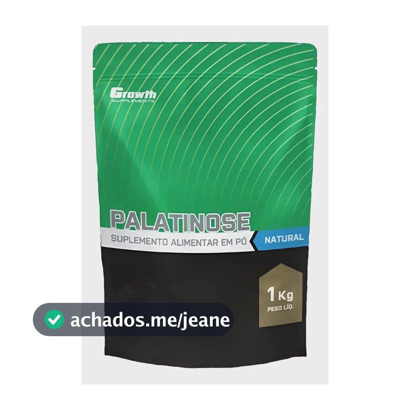 Palatinose 1kg - Growth Supplements Sabor Natural Pre Treino Natural