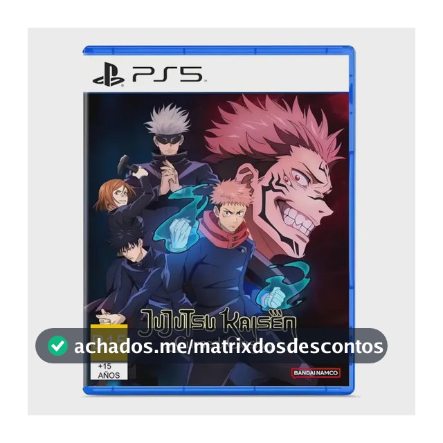 Jogo Jujutsu Kaisen Cursed Clash Ps5 Midia Fisica