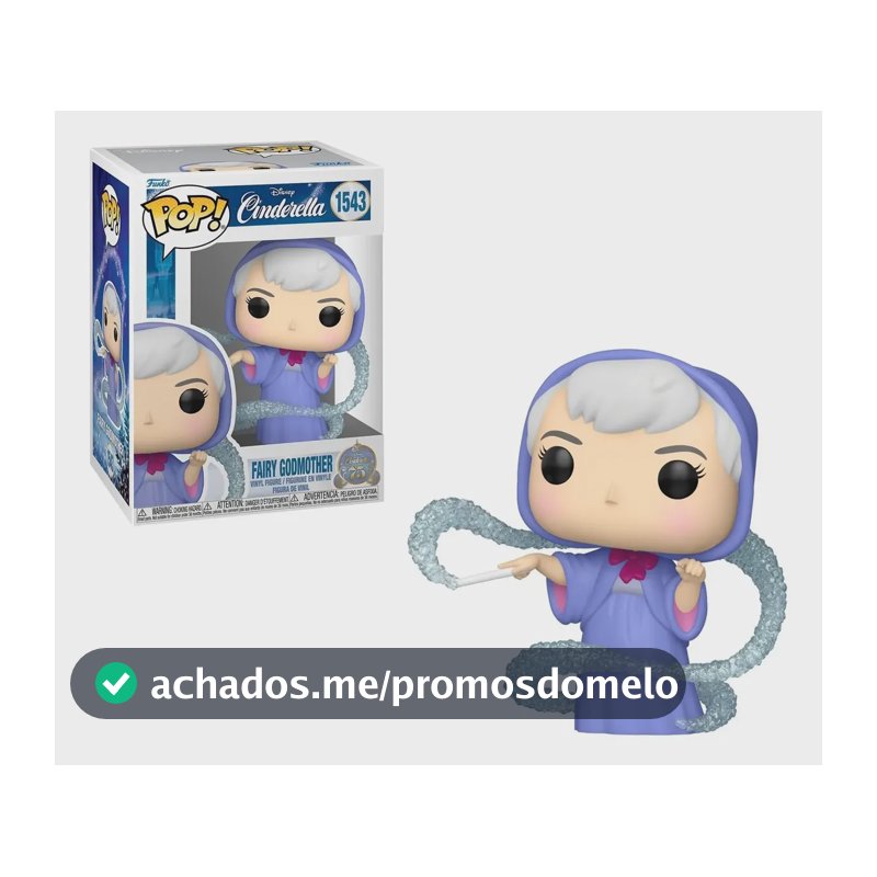Disney Cinderela Boneco Funko Pop Fada Madrinha #1543