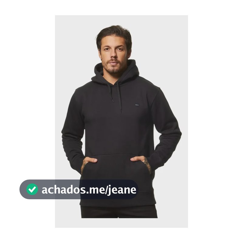 Moletom Oakley Patch Hoodie M Blackout Liso