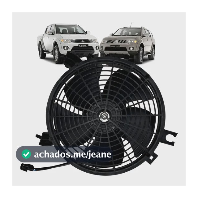 Eletro Ventilador Ventoinha Condensador L200 Triton Dakar