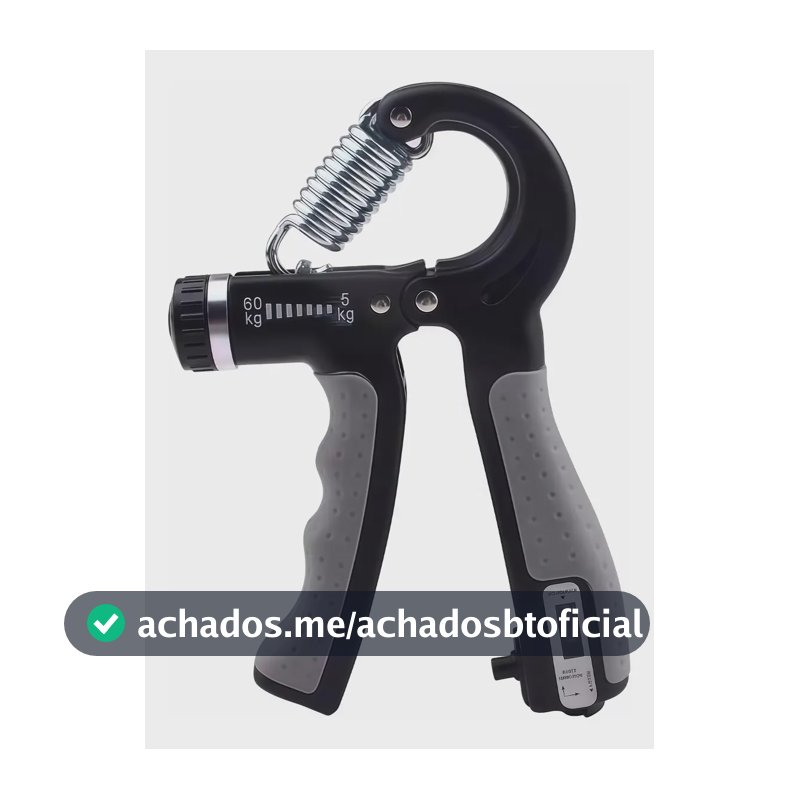 Aderência De Mão Hand Grip 5-60kg Exercite Com Balcão Cinza