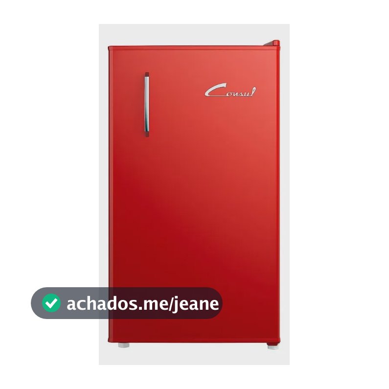 Frigobar Consul Retrô 117 Litros Vermelho Carmim - CRA12MV