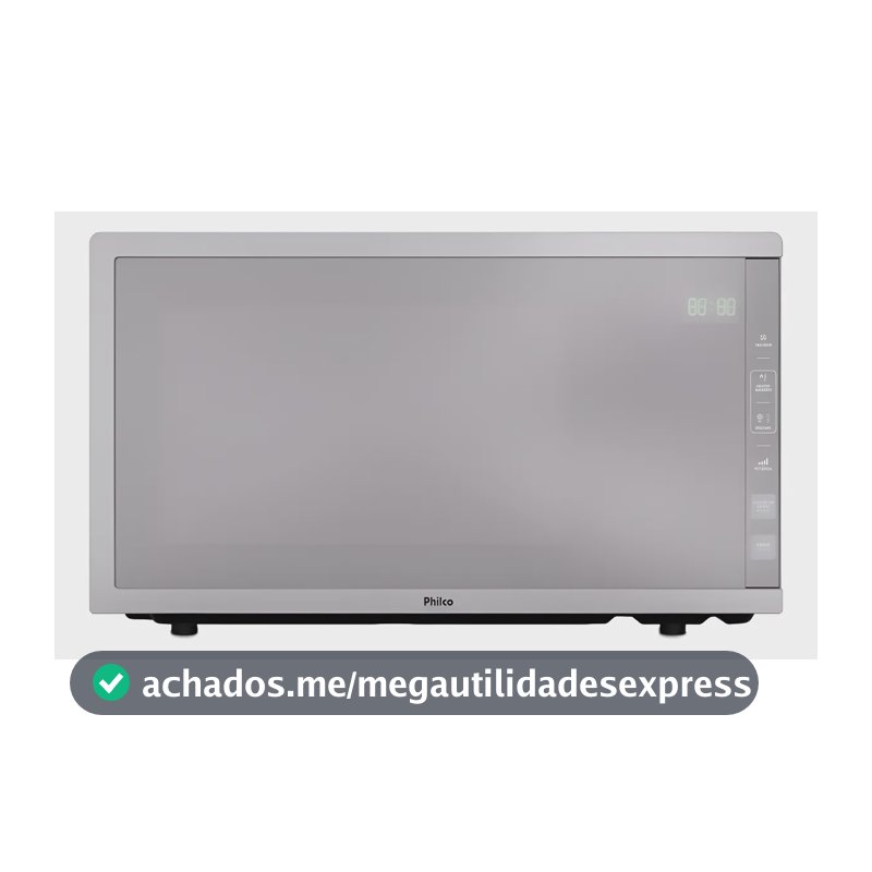 Micro-ondas Philco 33l Acabamento Inox Espelhado Pmo38t 110v