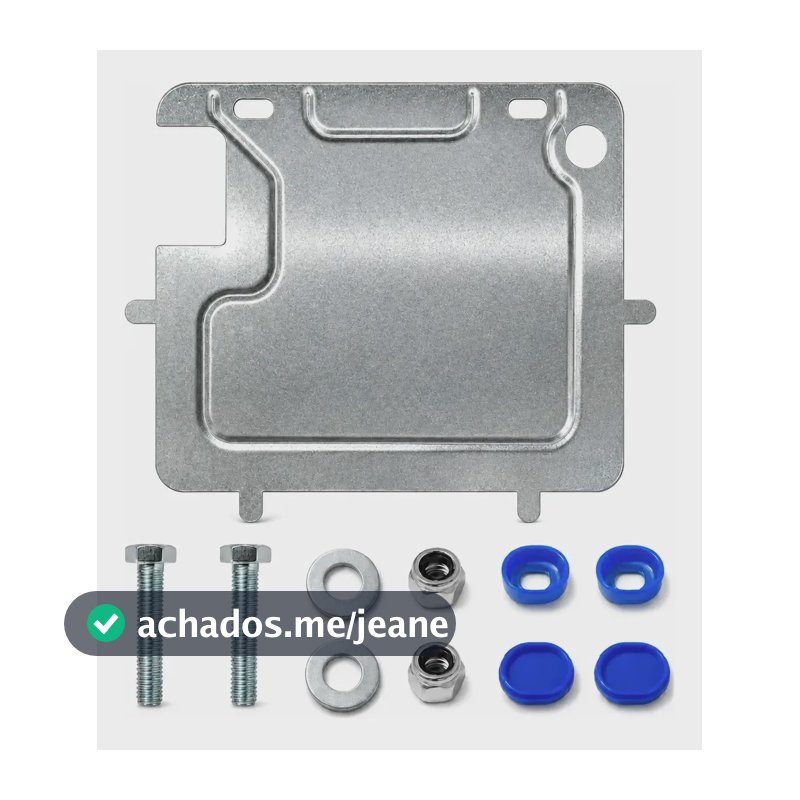 Suporte Placa Moto Mercosul Universal Protetor Moldura Prateado