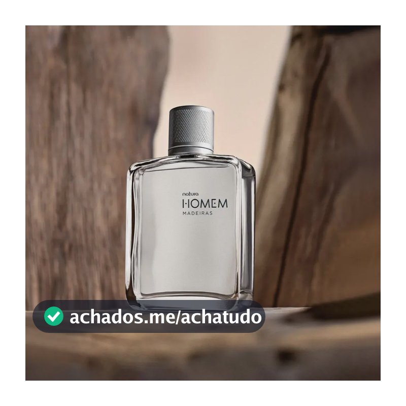 Perfume Natura Homem Madeiras Desodorante Colônia - 100 Ml
