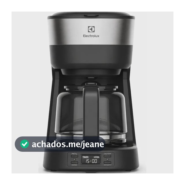 Cafeteira Elétrica Electrolux Programável Com Timer 30 Xícar
