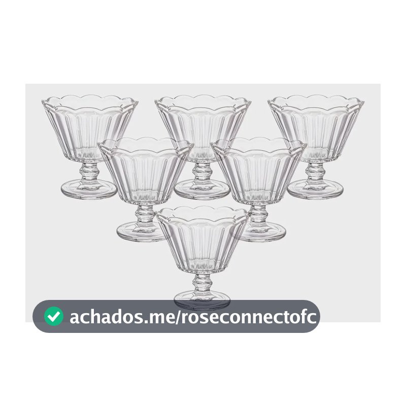 Taça De Vidro Haus Concept Lotus 150ml Para Sobremesas Cor Transparente