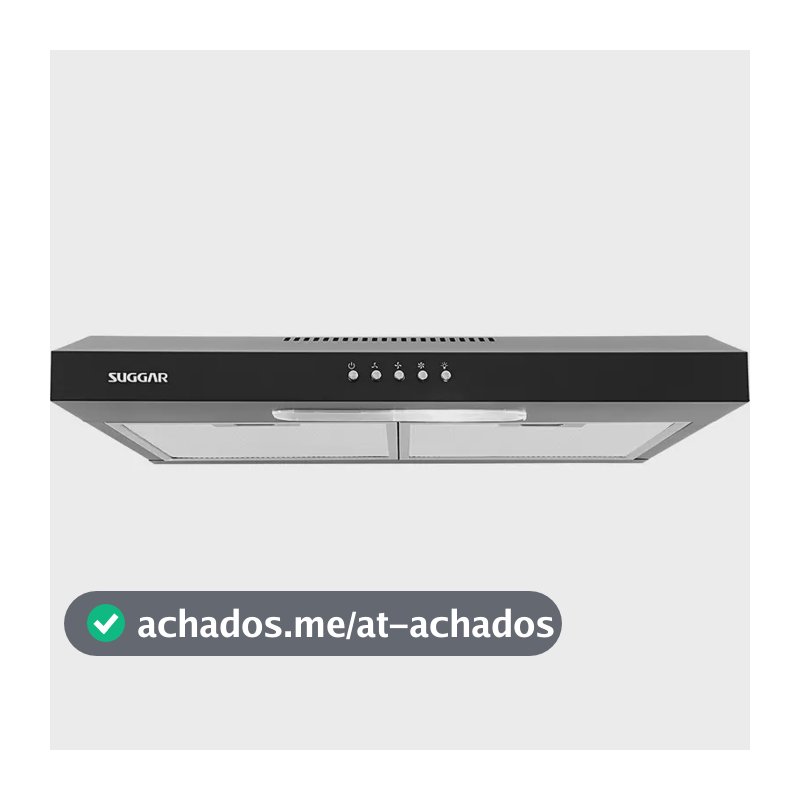 Depurador Slim 60cm Preto Dps161pt Suggar