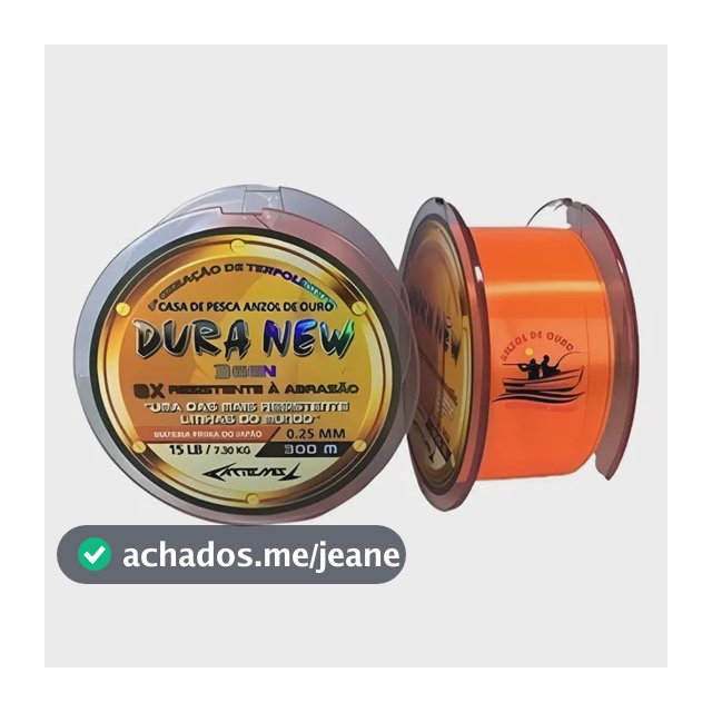 Linha Duranium Duranew 0.40 Mm 300m Monofilamento Resistente