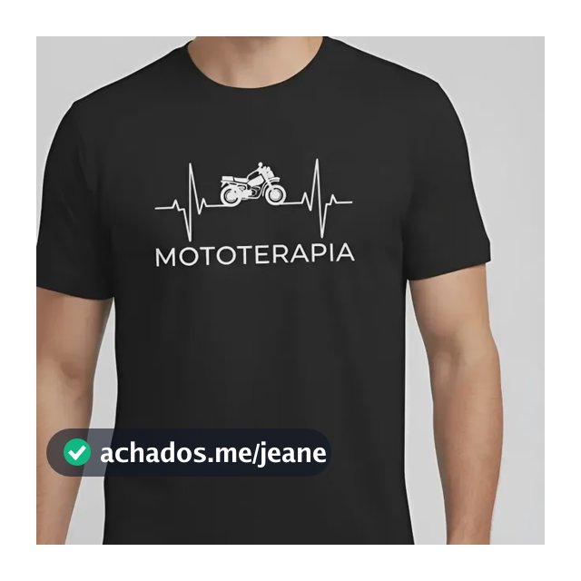 Camiseta Premium 100% Algodão Mototerapia Motociclista Moto