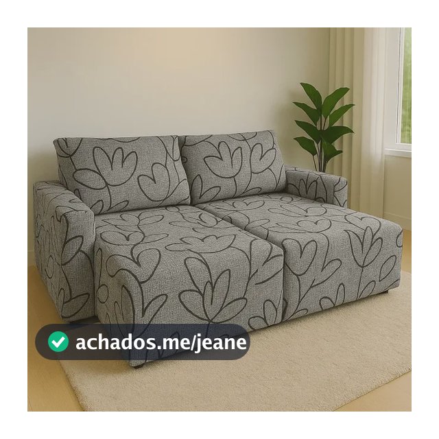 Capa Sofá Retrátil 2 Módulos Braço Completo - Cores/estampas