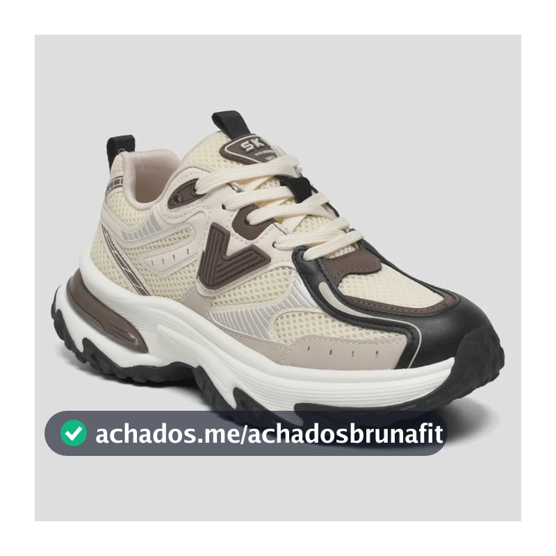 Tênis Via Marte Casual Esportivo Confortável Leve Original Marfim/cinnamon 37 Br
